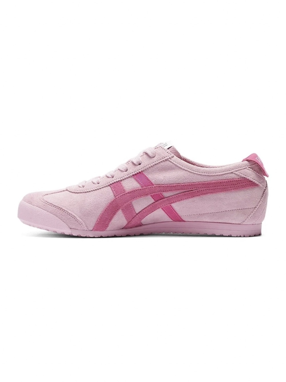 Onitsuka Tiger by Asics Mexico 66 Women's Sneakers in Light Pink and Dark Pink - Picture 3 of 7